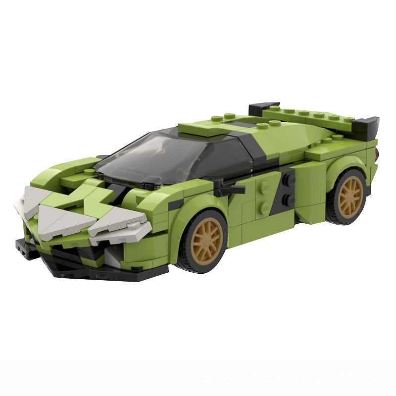 Italian Hybrid Supercar MOC Building Kit | Exotic Vehicle Model - 1