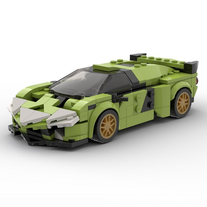 Italian Hybrid Supercar MOC Building Kit | Exotic Vehicle Model - 2