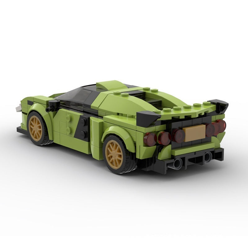 Italian Hybrid Supercar MOC Building Kit | Exotic Vehicle Model - 3