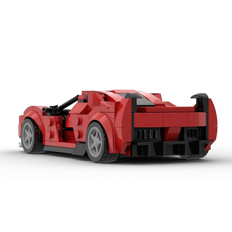 Italian Hypercar Track Racing MOC Building Kit | 8-Wide Vehicle Model - 3