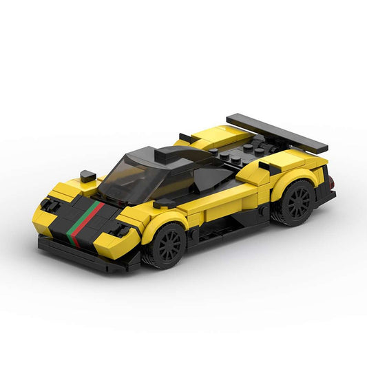 Italian Limited Edition V12 Hypercar Building Kit | LEGO-Compatible MOC - 1