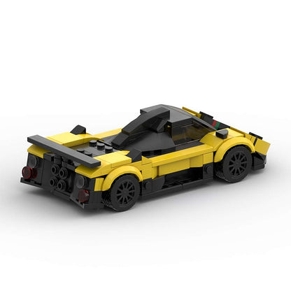 Italian Limited Edition V12 Hypercar Building Kit | LEGO-Compatible MOC - 2