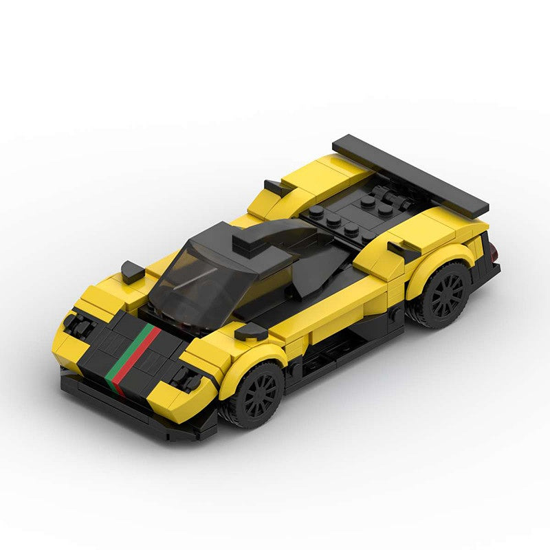 Italian Limited Edition V12 Hypercar Building Kit | LEGO-Compatible MOC - 5
