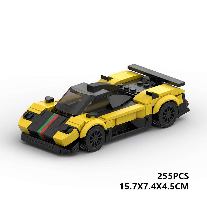 Italian Limited Edition V12 Hypercar Building Kit | LEGO-Compatible MOC - 6
