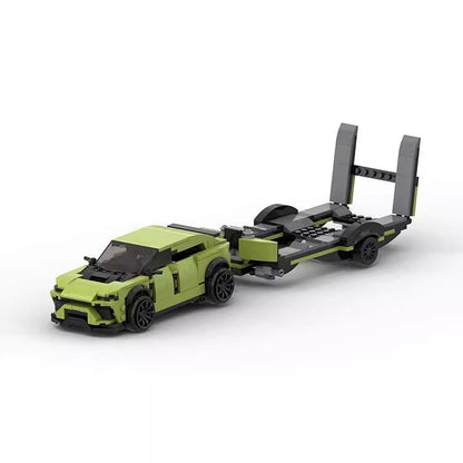 Italian Luxury SUV and Supercar Trailer Building Kit - 6