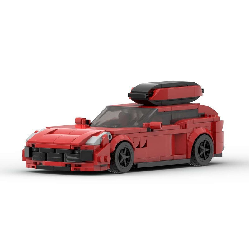 Italian Luxury V12 GT Sports Car Building Kit | LEGO-Compatible MOC - 1