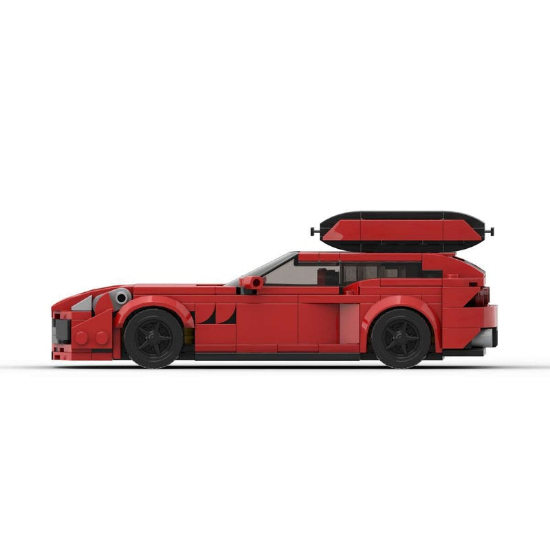 Italian Luxury V12 GT Sports Car Building Kit | LEGO-Compatible MOC - 2