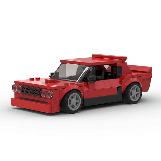 Italian Rally 131 Retro Racer MOC Building Kit | Classic Racing Car Model - 1
