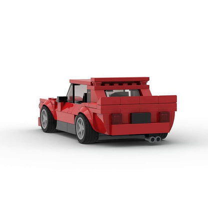 Italian Rally 131 Retro Racer MOC Building Kit | Classic Racing Car Model - 2