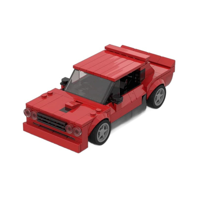 Italian Rally Car 131 Retro Racer Building Kit | LEGO-Compatible MOC - 5