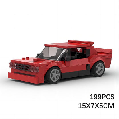 Italian Rally Car 131 Retro Racer Building Kit | LEGO-Compatible MOC - 6