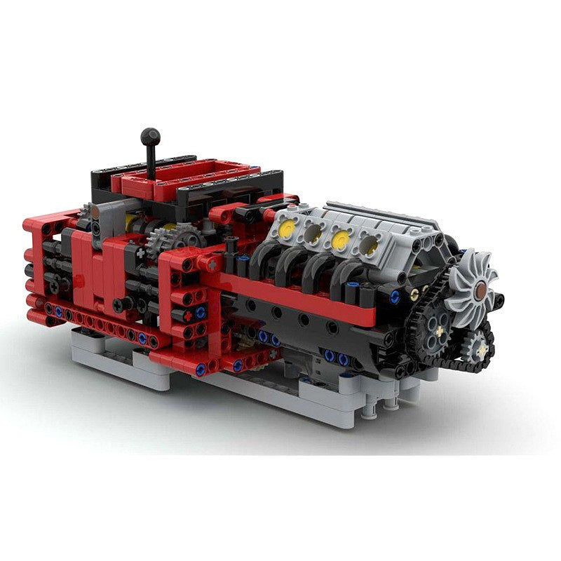 Italian Supercar 8 Speed Manual Gearbox Building Kit | LEGO-Compatible MOC - 2