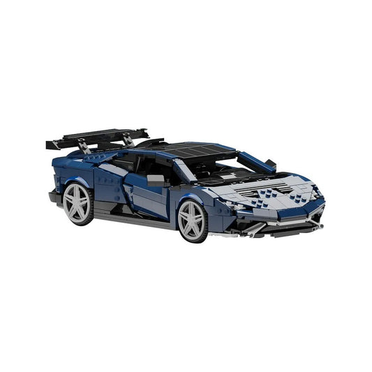 Italian V10 STO Track Supercar Building Kits | LEGO-Compatible MOC - 2