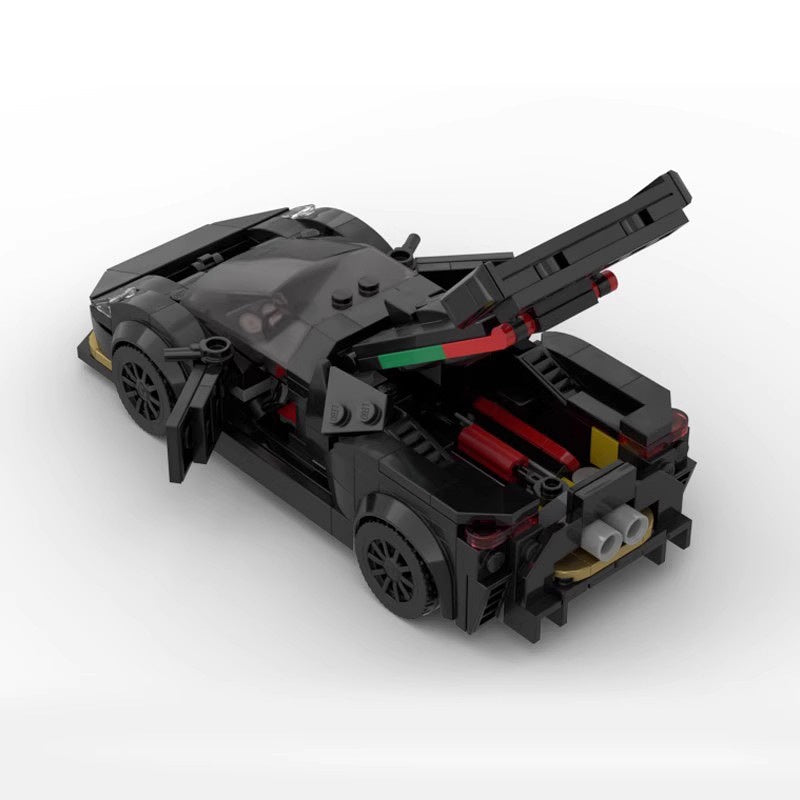 Italian V10 Super Trofeo Track Supercar Building Kit | LEGO-Compatible MOC - 2