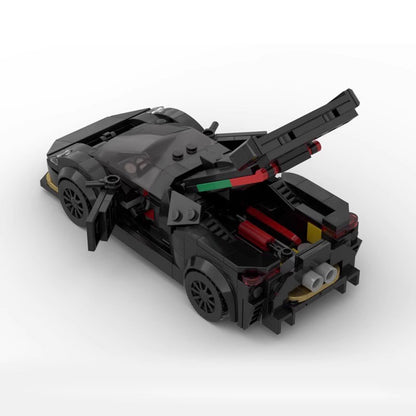 Italian V10 Super Trofeo Track Supercar Building Kit | LEGO-Compatible MOC - 2