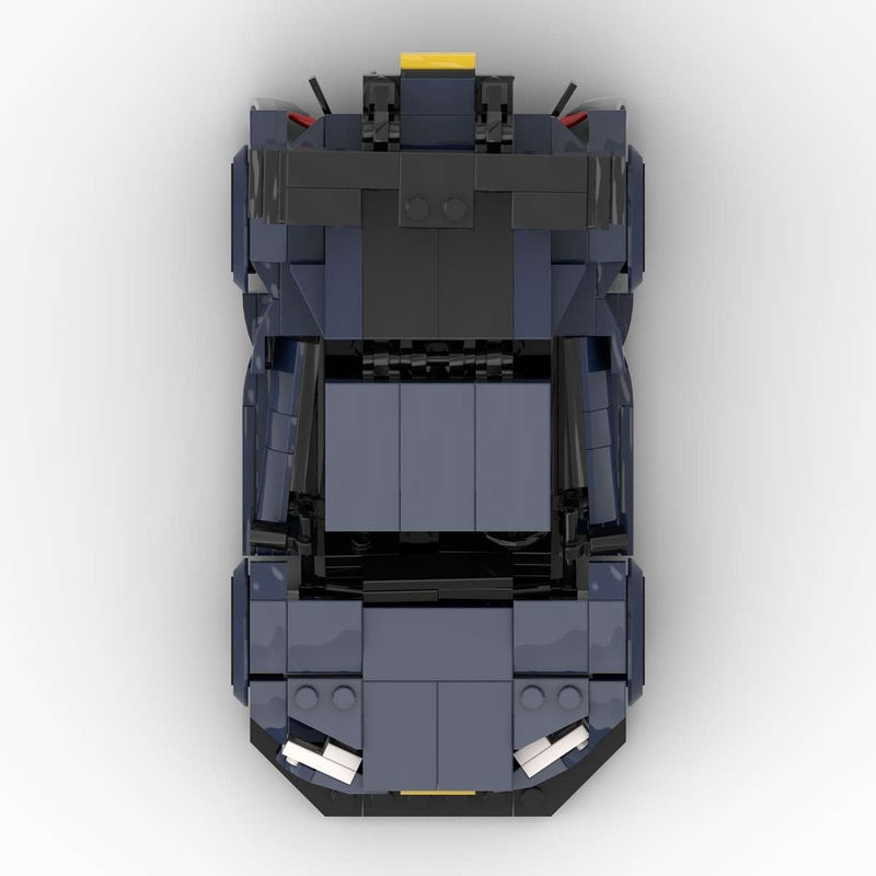 Italian V10 Widebody Supercar Building Kit | LEGO-Compatible MOC - 2