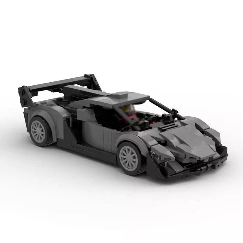 Italian V12 Arrowhead Hypercar MOC Building Kit | 8-Wide Vehicle Model - 1