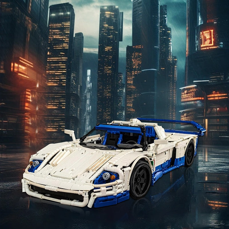 Italian V12 GT Hypercar Building Kit | 1:10 Scale | LEGO-Compatible MOC - 1