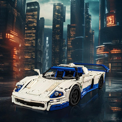 Italian V12 GT Hypercar Building Kit | 1:10 Scale | LEGO-Compatible MOC - 1