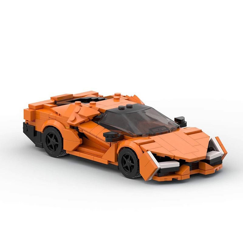 Italian V12 Hybrid Double Clutch Supercar Building Kit | LEGO-Compatible MOC - 3