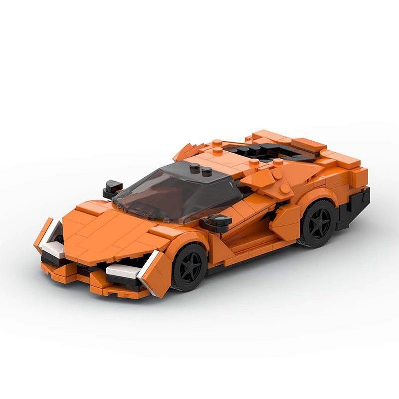 Italian V12 Hybrid Supercar MOC Building Kit | Dual Clutch Vehicle Model - 1