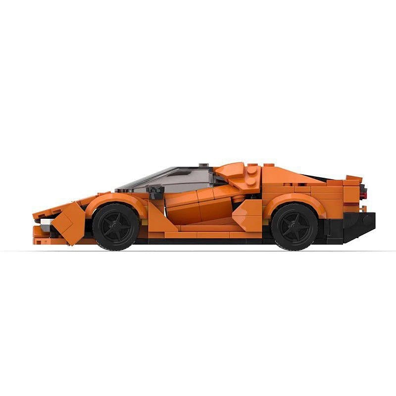 Italian V12 Hybrid Supercar MOC Building Kit | Dual Clutch Vehicle Model - 2