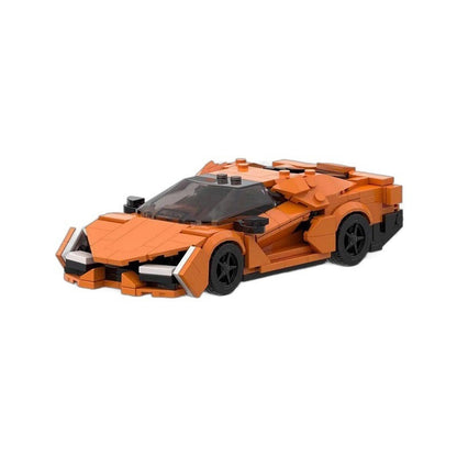 Italian V12 Hybrid Supercar MOC Building Kit | Dual Clutch Vehicle Model - 5