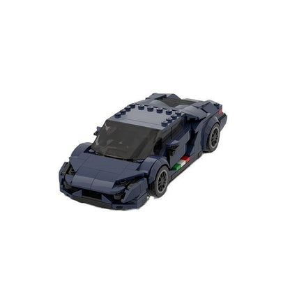Italian V12 Hypercar MOC Building Kit | Supercar Vehicle Model - 4