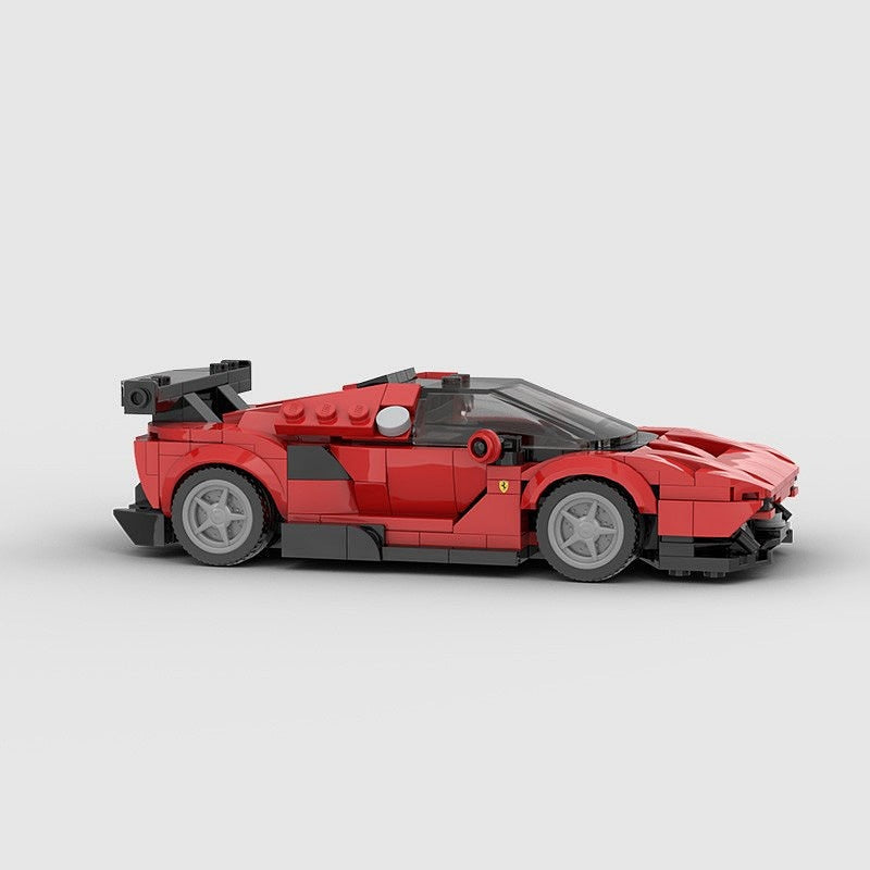 Italian V12 Track Hypercar MOC Building Kit | Supercar Vehicle Model - 2