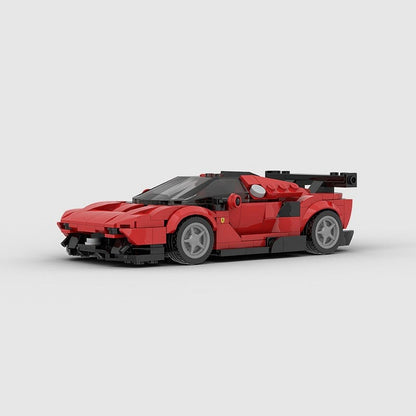 Italian V12 Track Hypercar MOC Building Kit | Supercar Vehicle Model - 3