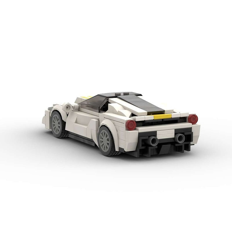 Italian V8 Performance Sports Car MOC Building Kit | Racing Vehicle Model - 3