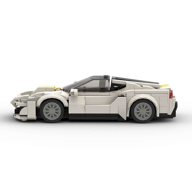 Italian V8 Performance Sports Car MOC Building Kit | Racing Vehicle Model - 4