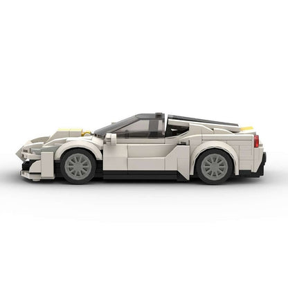 Italian V8 Performance Sports Car MOC Building Kit | Racing Vehicle Model - 4