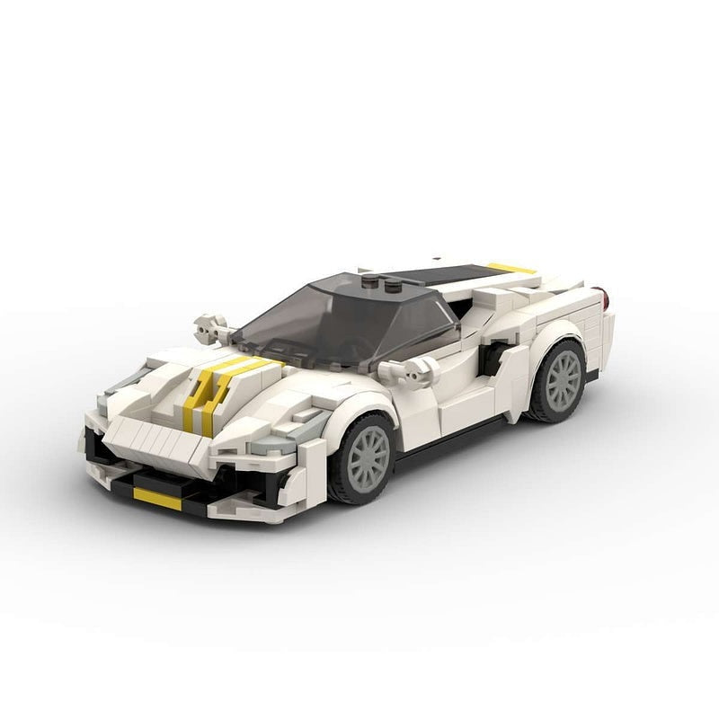 Italian V8 Performance Sports Car MOC Building Kit | Racing Vehicle Model - 5