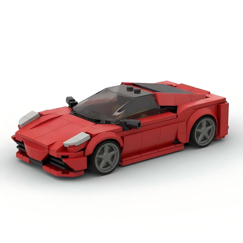 Italian V8 Track Supercar Building Kit | Compatible MOC - 1