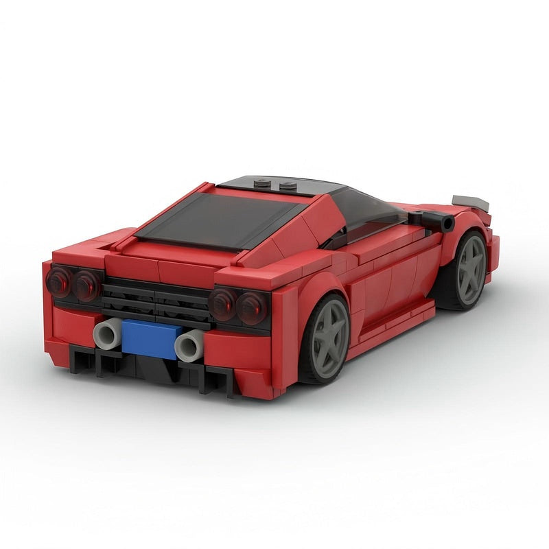 Italian V8 Track Supercar Building Kit | Compatible MOC - 2