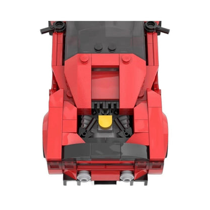 Italian V8 Tri-Motor Hybrid Hypercar MOC Building Kit | Sports Car Model - 5