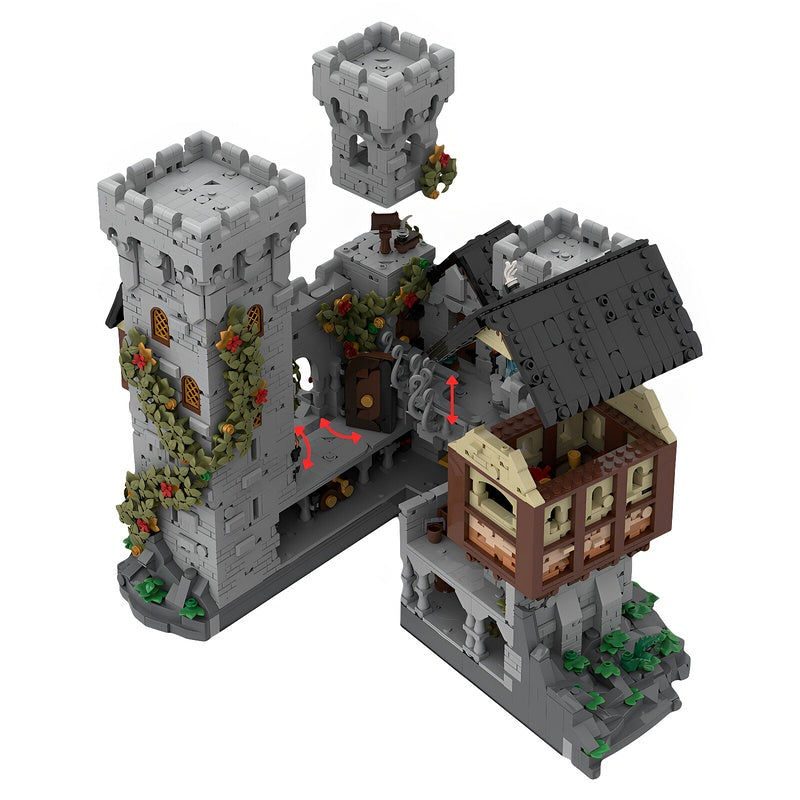 Ivystone Castle MOC Medieval Fortress Building Kit - 5