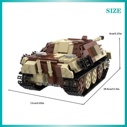 Jagdpanther MOC Tank Destroyer Building Kit | 1:35 scale WWII Vehicle - 4