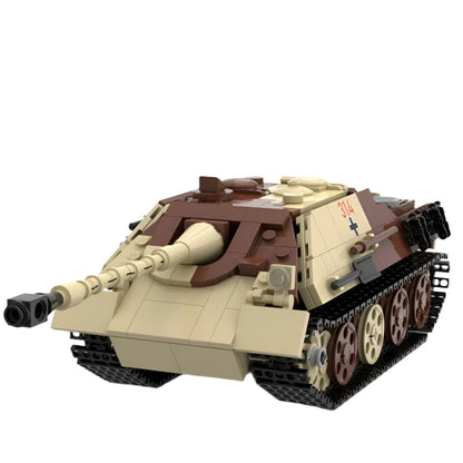Jagdpanther Tank Destroyer Building Kit | Summer Camouflage | LEGO-Compatible MOC - 1