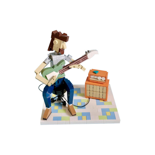 Jam Session Guitarist Building Kit | LEGO-Compatible MOC - 1