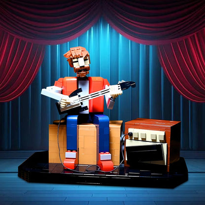 Jam Session MOC Building Kit | Music Performance Scene Display Model - 3