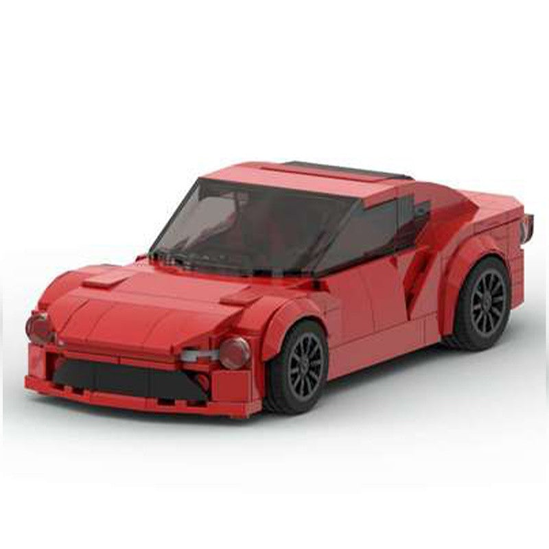 Japanese 86 Retro Sports Coupe Building Kit | LEGO-Compatible MOC - 4