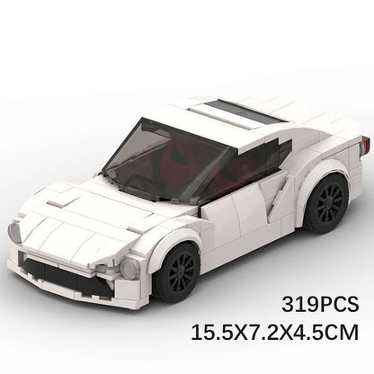 Japanese 86 Retro Sports Coupe Building Kit | LEGO-Compatible MOC - 6