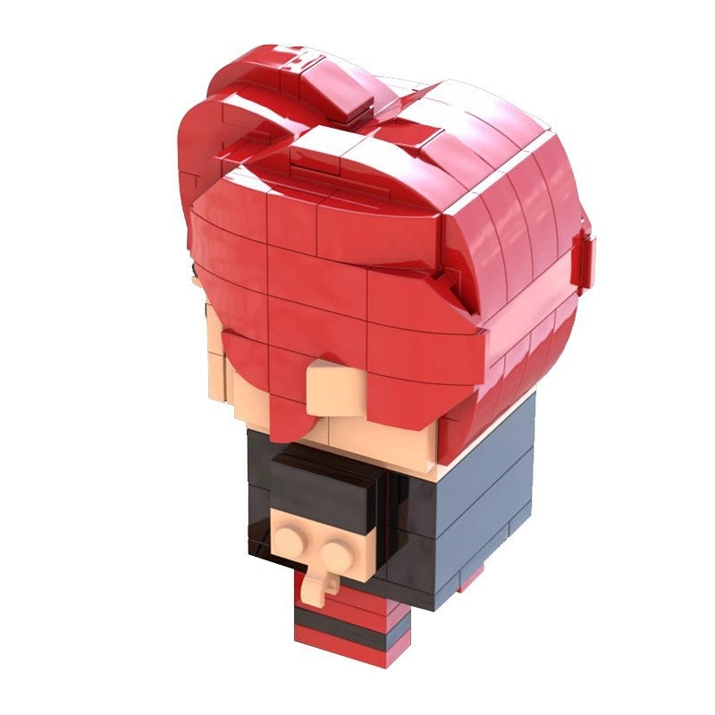 Japanese Basketball Anime Team BrickHeadz Building Kit | LEGO-Compatible MOC - 15