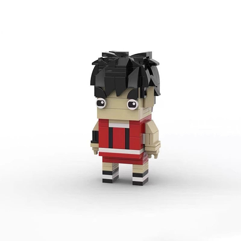 Japanese Basketball Anime Team BrickHeadz Building Kit | LEGO-Compatible MOC - 16