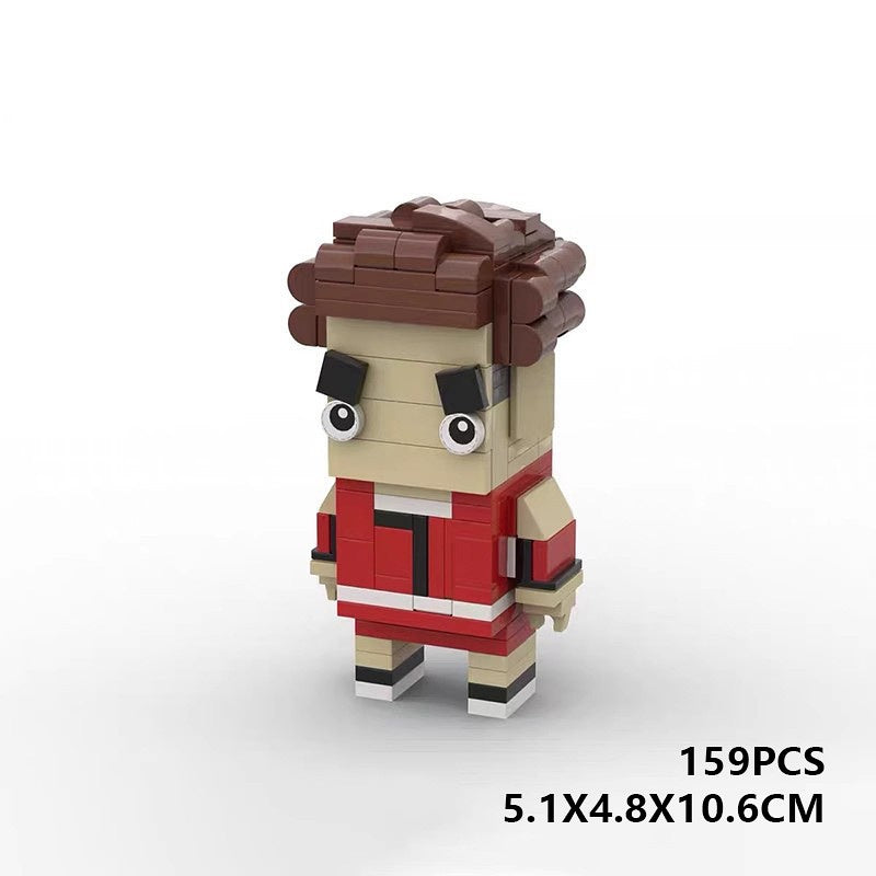 Japanese Basketball Anime Team BrickHeadz Building Kit | LEGO-Compatible MOC - 19