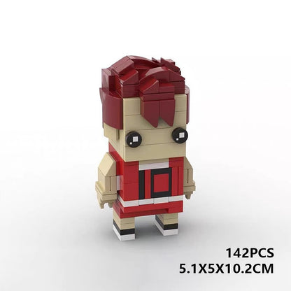 Japanese Basketball Anime Team BrickHeadz Building Kit | LEGO-Compatible MOC - 3