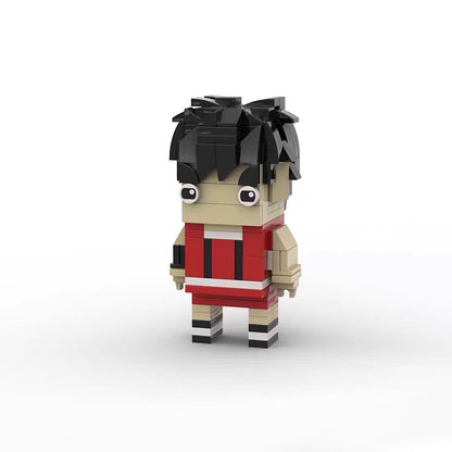 Japanese Basketball Anime Team BrickHeadz Building Kit | LEGO-Compatible MOC - 4