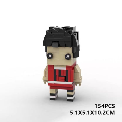 Japanese Basketball Anime Team BrickHeadz Building Kit | LEGO-Compatible MOC - 7
